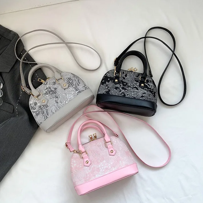 2024 Unique Women Fashion Luxury Shell Shape Designer Handbags Famous Brand for Ladies