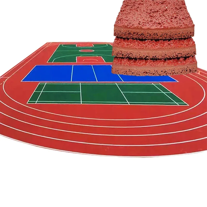 Versatile and Recyclable Track Surfaces for Sports Complexes - Optimal Traction and Comfort for Athletes