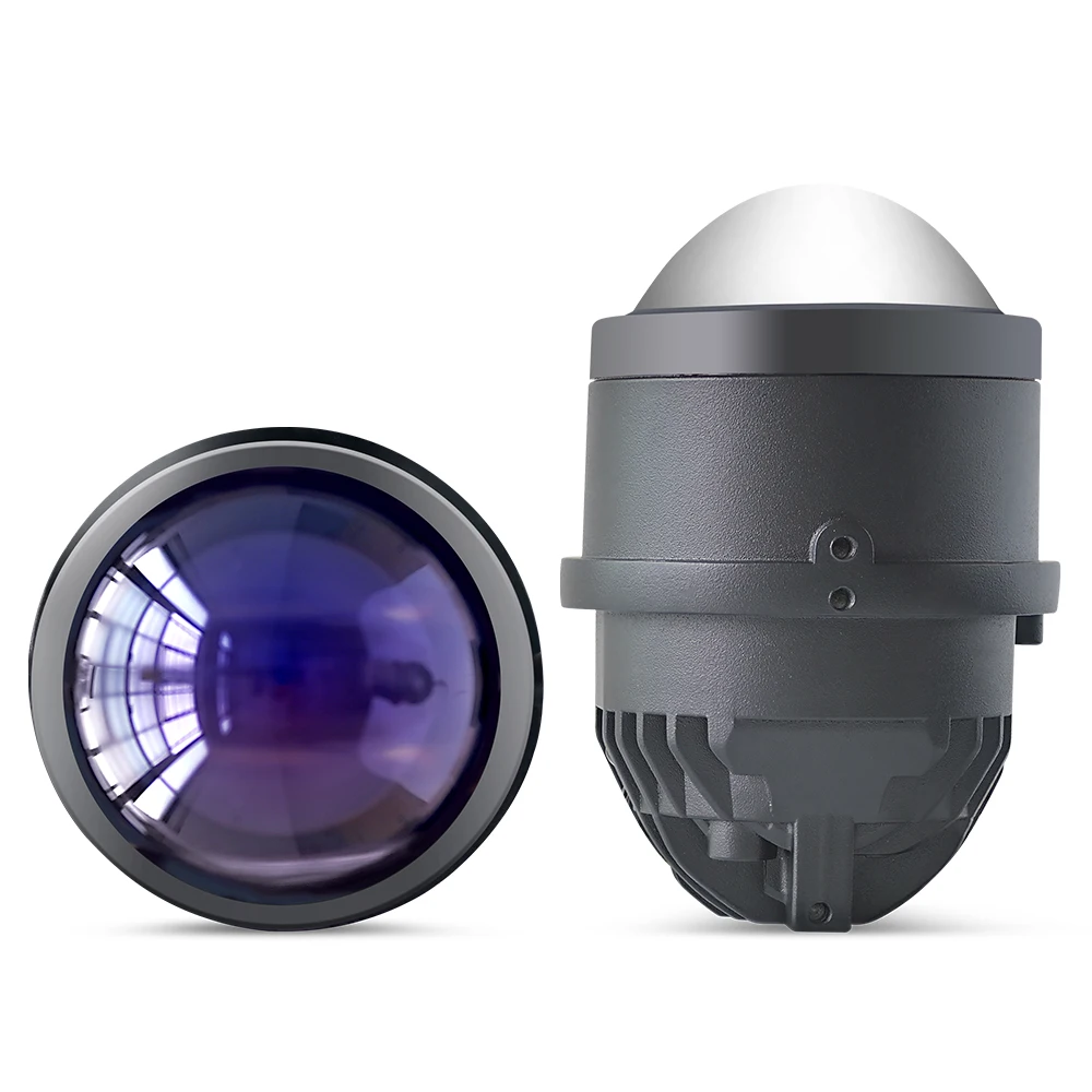 55W high power X5 car fog project light 3.0inch bi led projector lens led fog/driving lights high low beam fog light projector