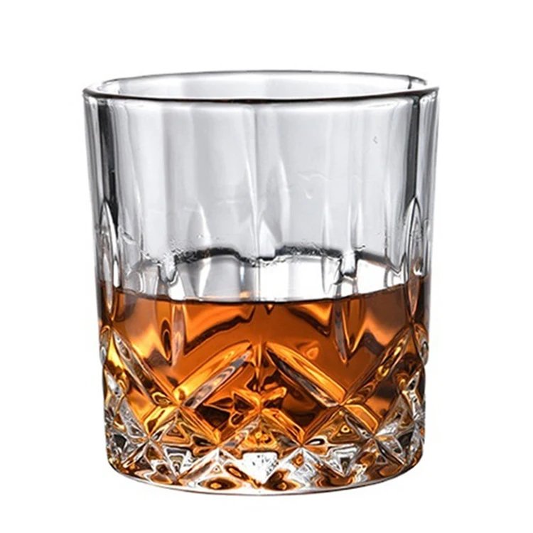 Amazon Hot Sale Crystal Whiskey Glasses of 2 Clear Whiskey Glasses Rum Cognac Vodka Liquor, Unique Gifts for Men