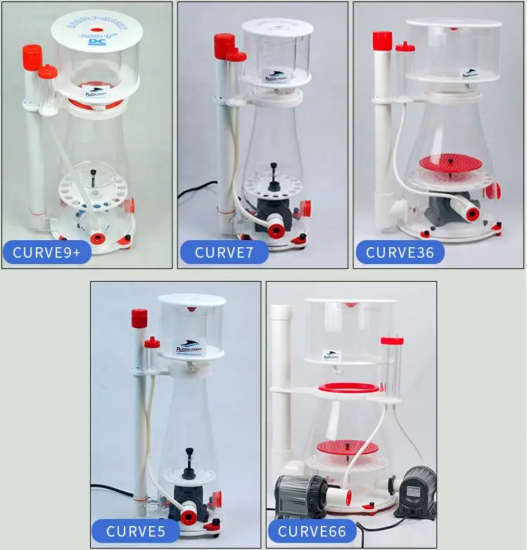 Aquarium Accessories New Style Internal Protein Skimmer With Pump For Fish  Water Purifier CURVE7
