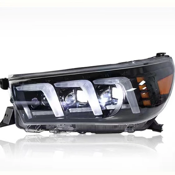 Hot sale upgrade to the full led headlamp headlight front lamp for TOYOTA HILUX VIGO head lamp head light 2004-2014