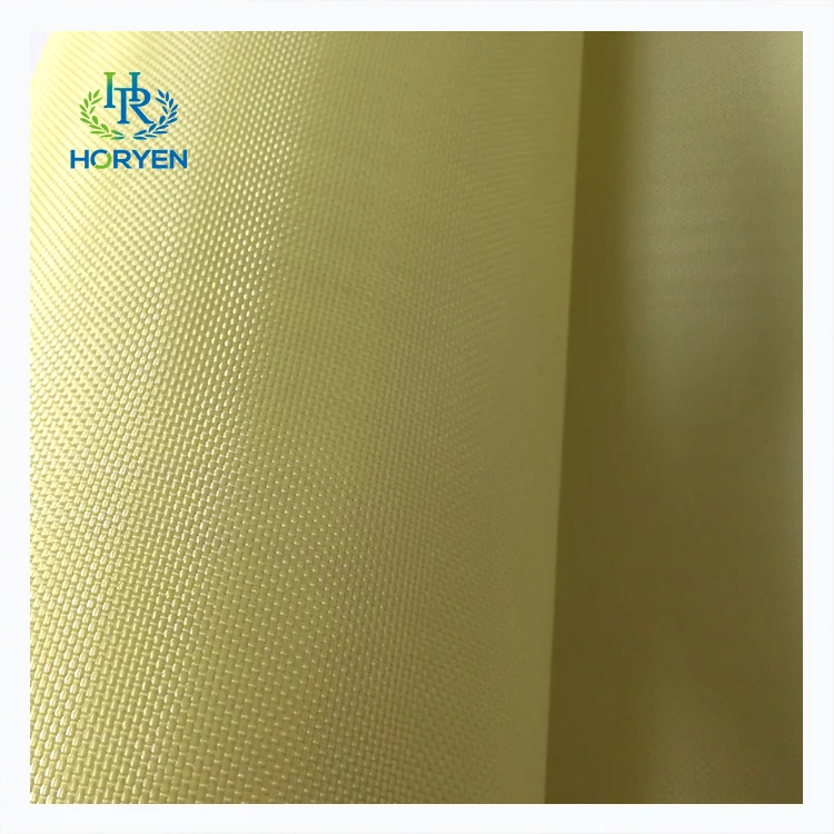 Abrasion resistant fire resistant ballistic fabrics plain twill woven meta para aramid yarn cloth