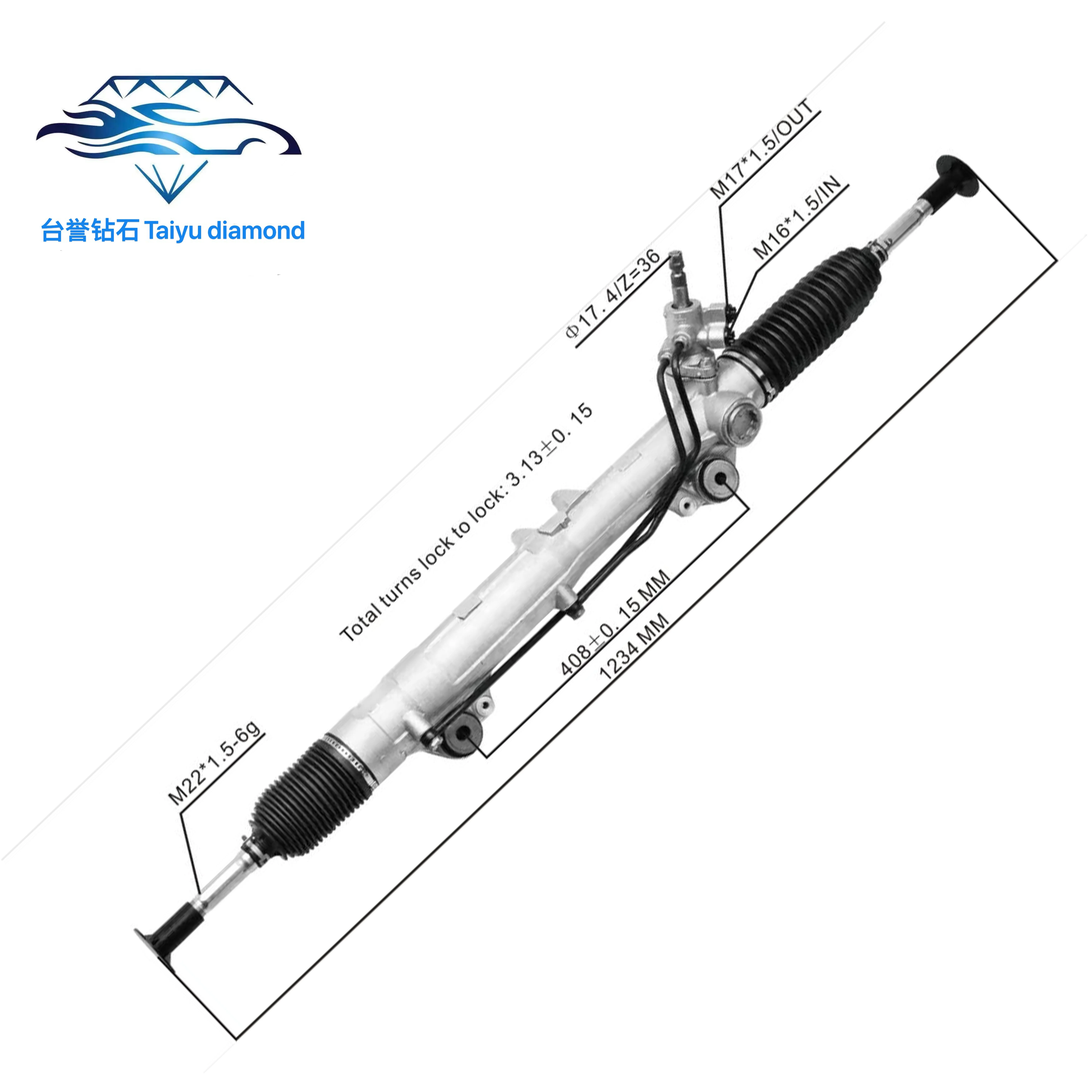 2007  Sequoia (K6) LHD Hydraulic Power Steering Rack New Condition; Also Fits Lexus Land Cruiser 100 Auris LX570 Models