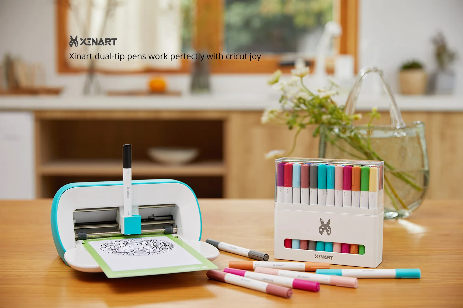  Набор цветных фломастеров Xinart с двумя наконечниками для машинки Cricut