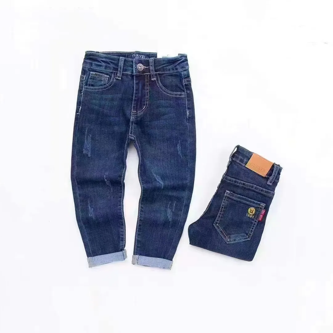 Toddler Boys Jeans Pants Stretch Denim Jeans Clothes Kids Trousers for 3 to 8 years Boys Pants