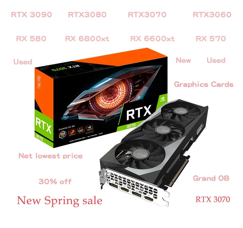 2022 30% off RTX 3080 TI GPU 12G Graphic Card RTX 3060 3060TI 3070 3080 3090 RTX 3080 TI 12GB