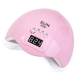 SUN Five Portable Nail Dryer 48W 24 LED Beads Manicure Apparatus Light Timer Automatic UV LED Nail Lamp