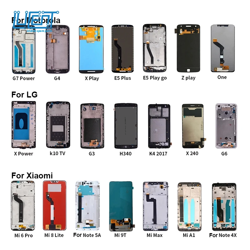 Wholesale Mobile Phone LCD Touch Screen Replacement  For Tecno LA 7 With Digitizer Assembly for tecno mobile phone lcd screens