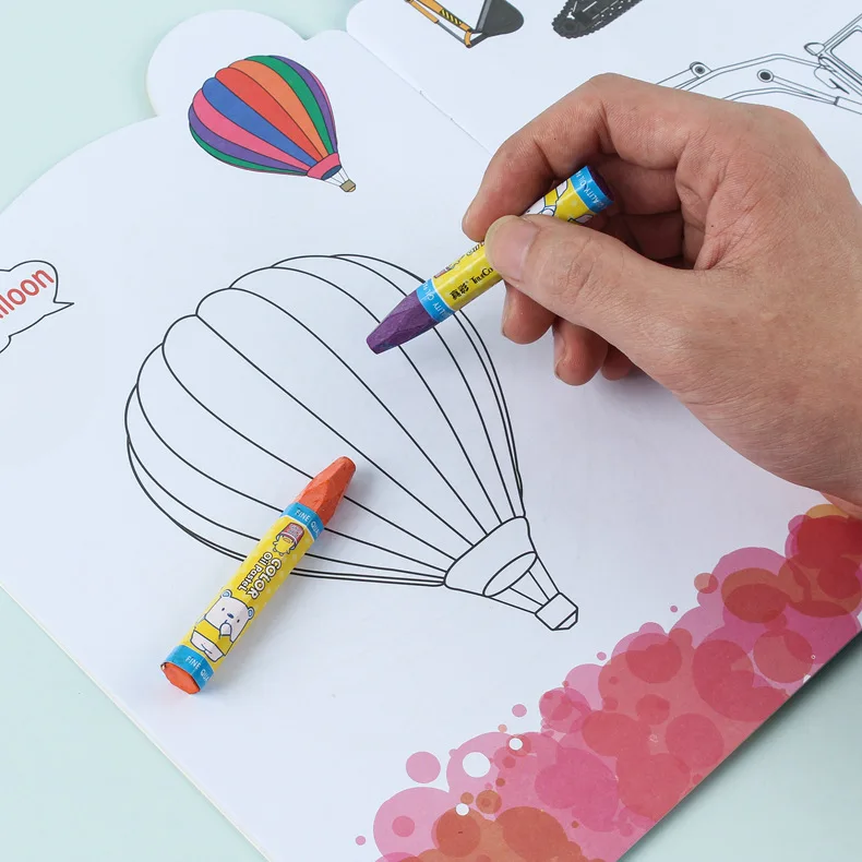 ULi New Arrivals Reusable Graffiti Children Kids Animal Coloring Book Children Drawing Painting Book for Kids