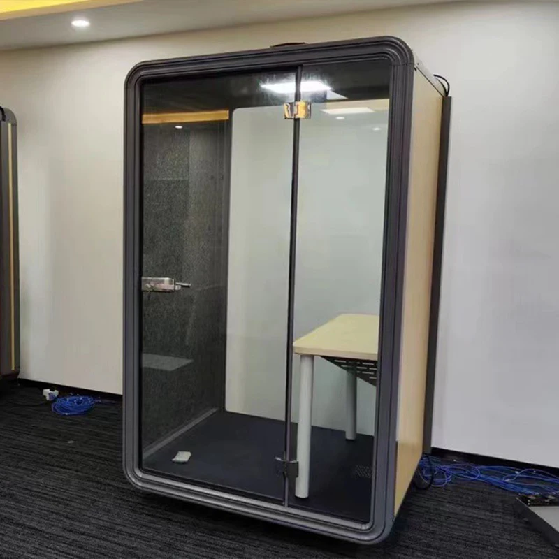 Movable Home Office Pods Steel Phone Booth Indoor Meeting Soundproof Portable Studio Acoustic Office Pod