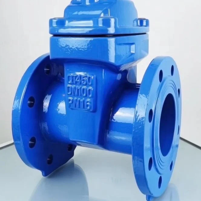 Series AWWA C509 NRS Resilient Seat cast iron 4 inch water gate valve handwheel
