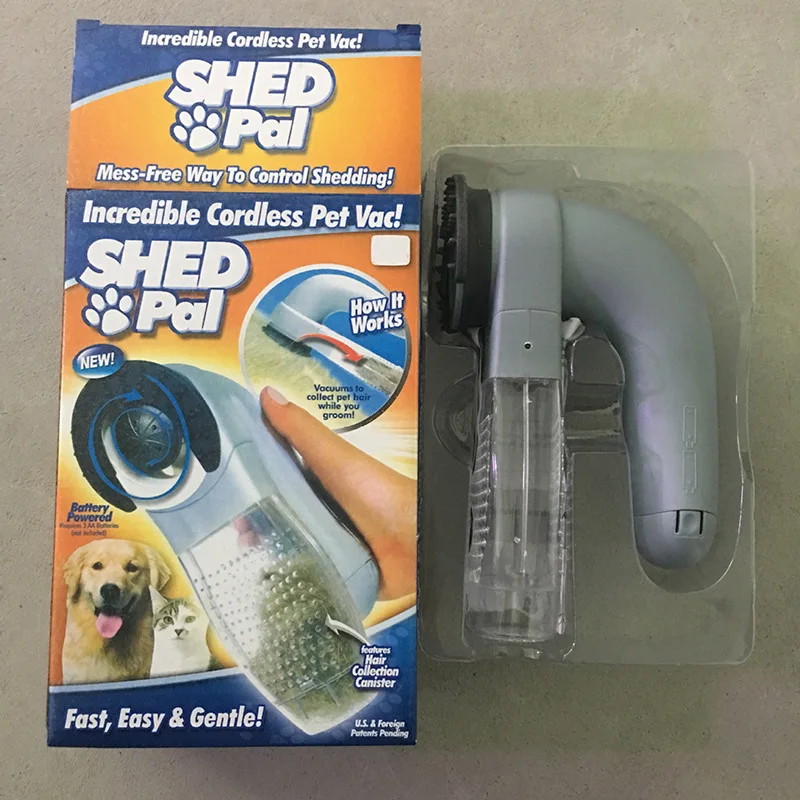 Pet Grooming Brush Deshedding Tool Electric Pet Hair Remover Suction Device For Dog Cat Clean Fur