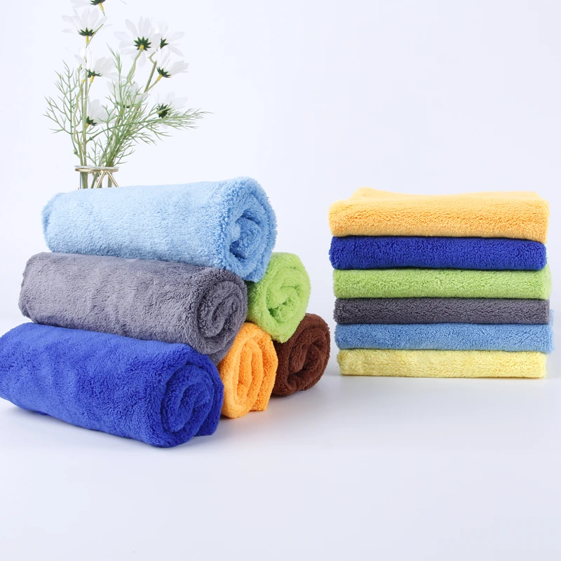 Microfiber towel 500GSM wash magic clay for washing Coral Velvet Car Towel