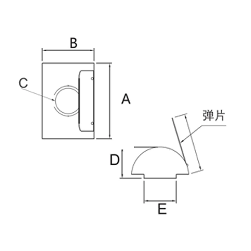 Spring Round Nut Galvanized Nickel Steel Nut with Back Spring for 30 40 45 50 60 Series Aluminum Profile Assembly