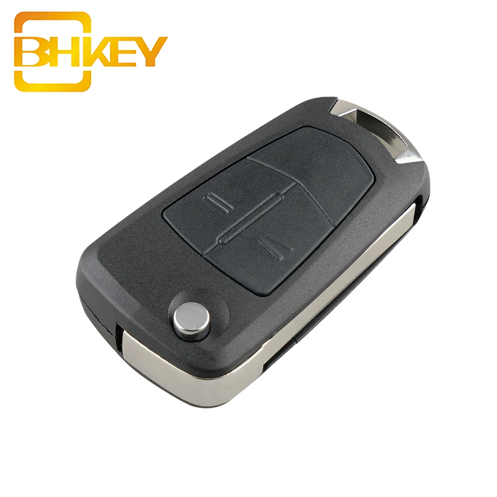 2 Buttons Delphi System 433 MHZ PCF7941 Chip HU100 Blade Folding Fob Remote Car Key For Opel Corsa D Meriva Vauxhall