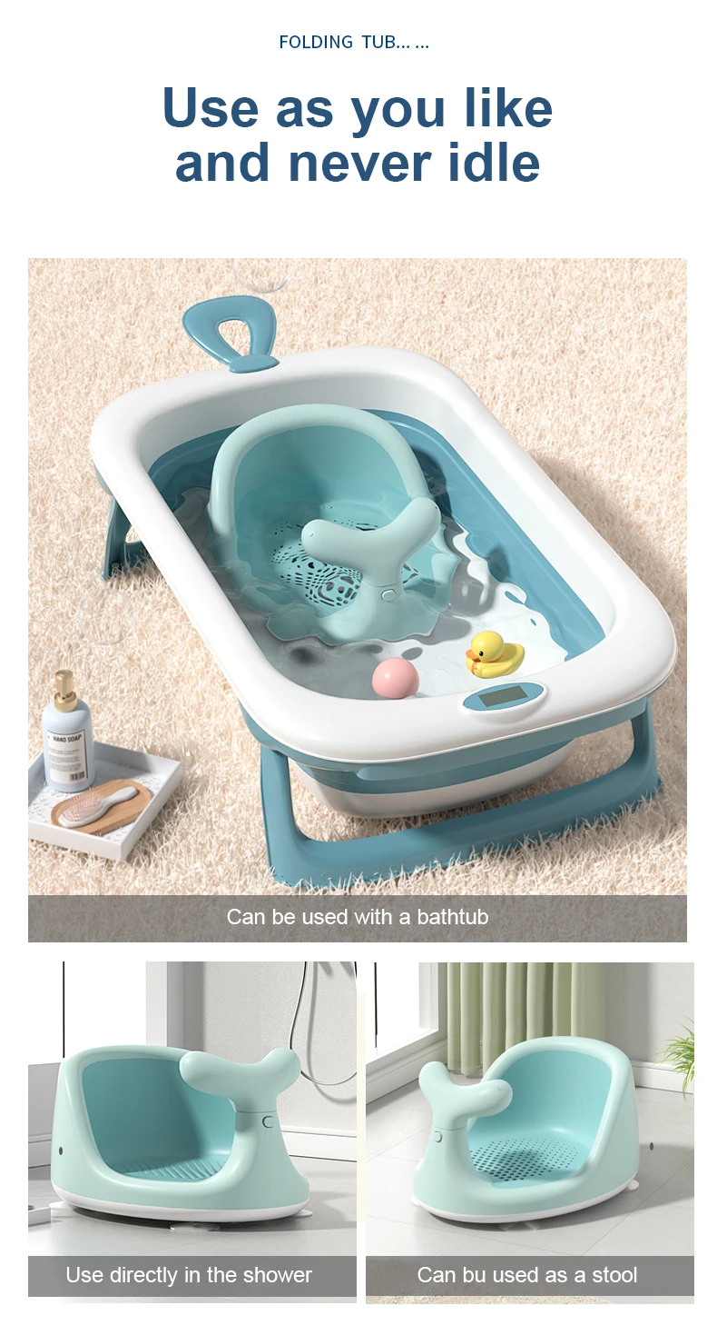 Whale Design Newborn Bathtub Seat For Kids Bathting Children Bath Chair Support Plastic Baby Bath Seat