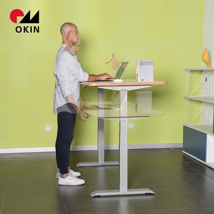 Factory Hot Sales Computer Gaming Automatic Adjustable Desk Adjustable Height Table