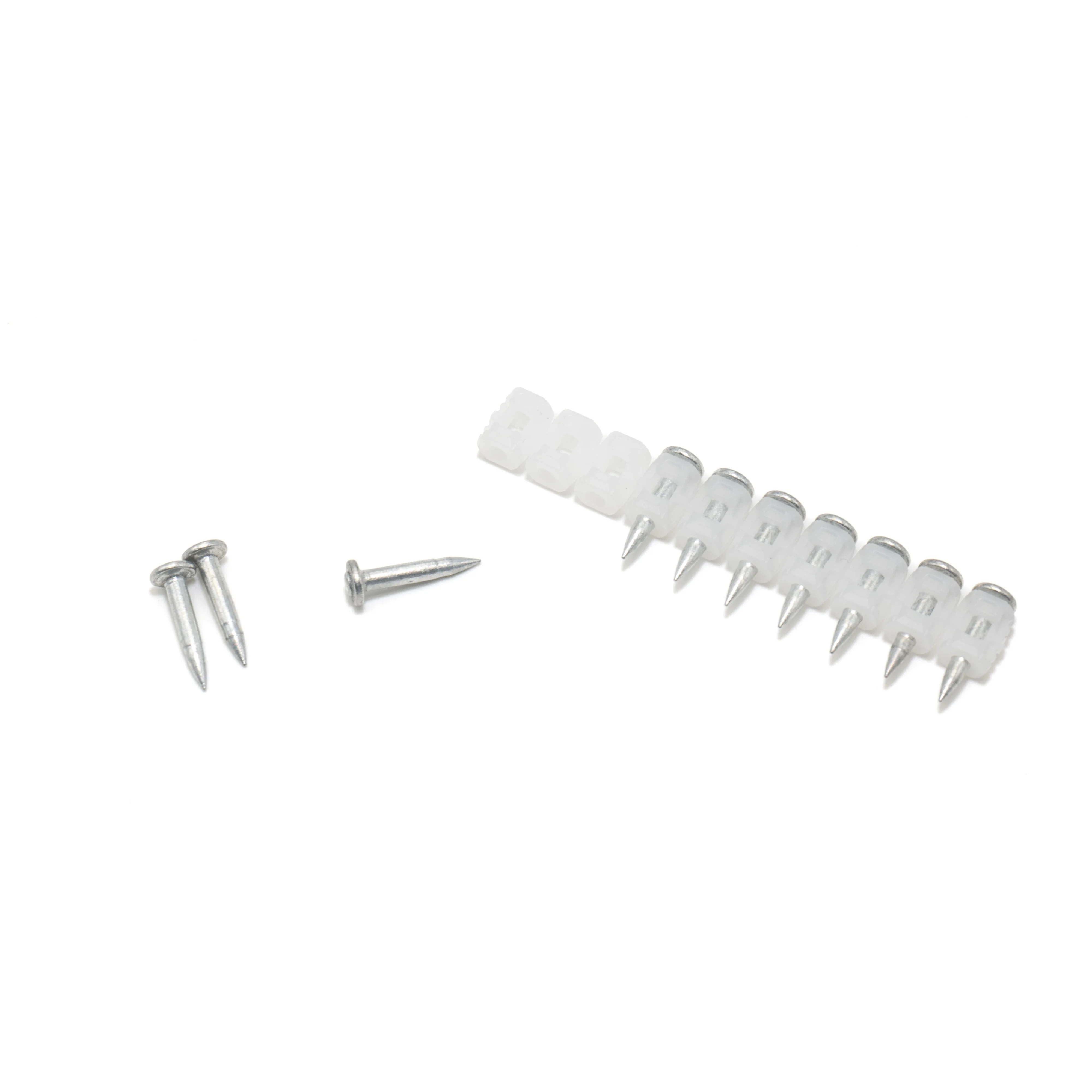 Professional Manufacturer 19mm shooting nails for hilti concrete gun GX120 Concrete Galvanized Gas Nails with plastic strip