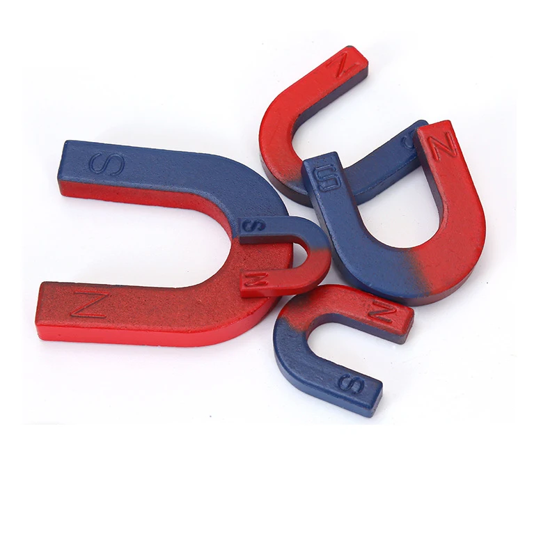 Factory Direct Sale N S Pole Marked For School Horseshoe Education Magnets U Shape Teaching Ferrite Magnet