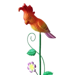 Osgoodway Wholesale High Quality Small Red Parrot Flying Bird  Animal Toys Decor Garden Ornament