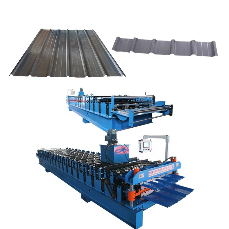 Cobertura Calaminon Tr4 Tr5 Tr6 planchas de zinc para el techo maquina para hacer calamina