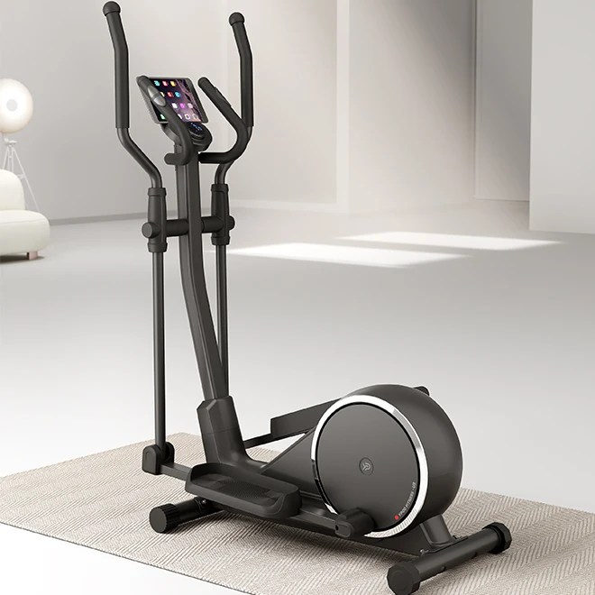 SD-E02 Luxury electric Resistance elliptical machine Quiet Magnetic Driving System elliptical trainer