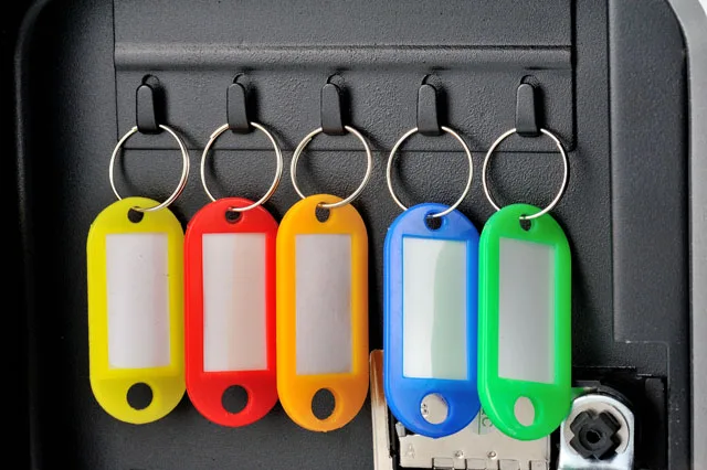 wall mount key cabinet key safe storage box with key lock