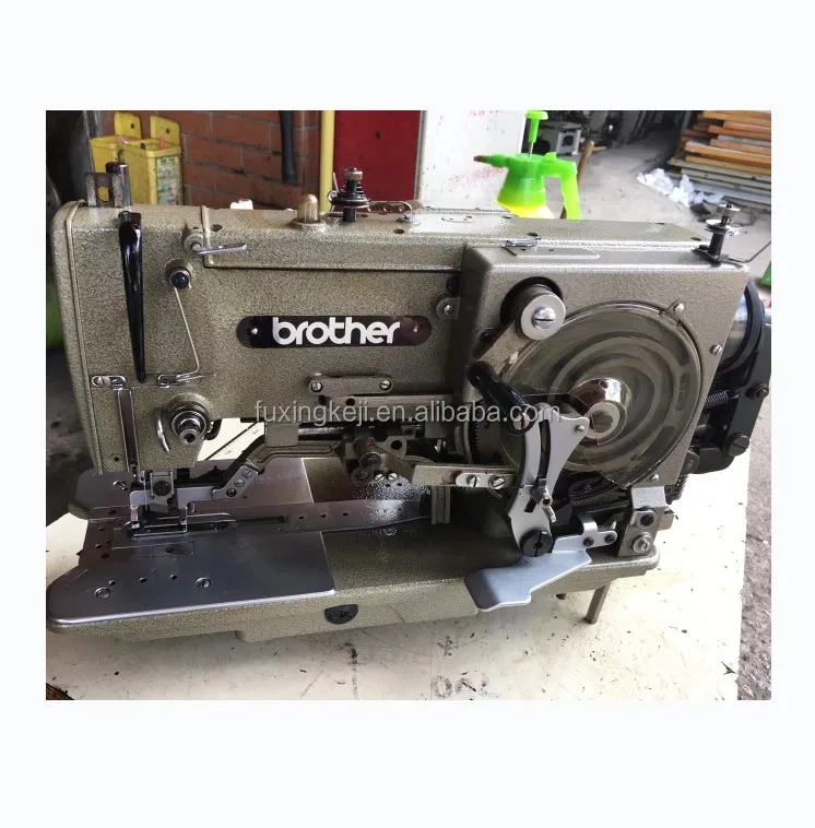 Высокоскоростная японская ручная швейная машина Brother 814 промышленная с отверстиями для плотного материала