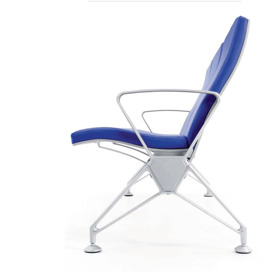 Mingle Furniture train station passenger chair 3 seat waiting room bench Hospital metal airport chair waiting room chair