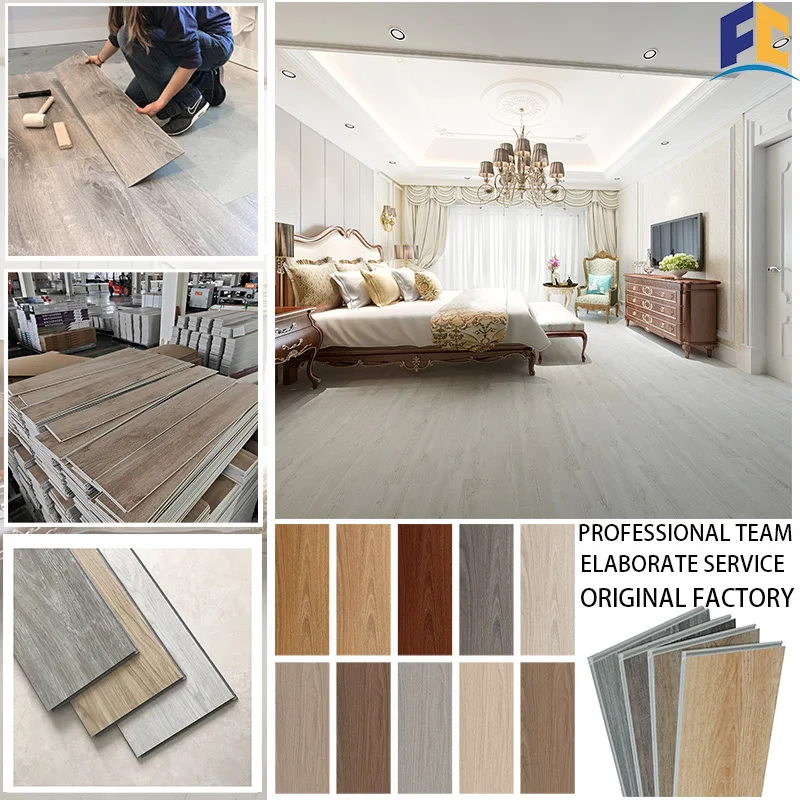 Composite Appealing Engineered Wood Floor Waterproof LVT Oak Planks SPC Flooring Luxury Vinyl Waterproof Tiles SPC Flooring