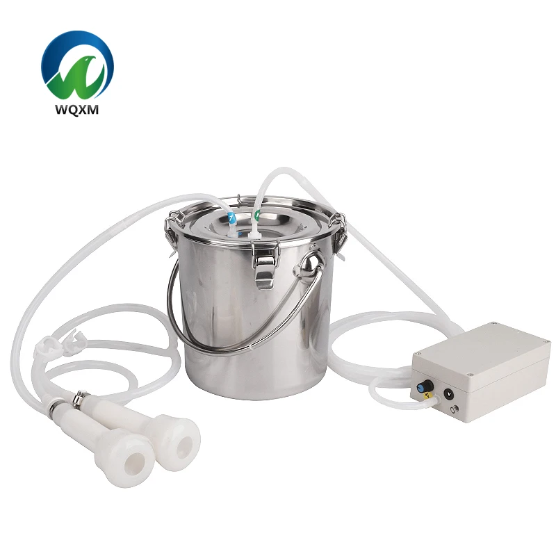 Automatic Electric Milking Machine for Cows Farms Daily Family Use with Pulsation Suction Pump for Animal Husbandry Equipment