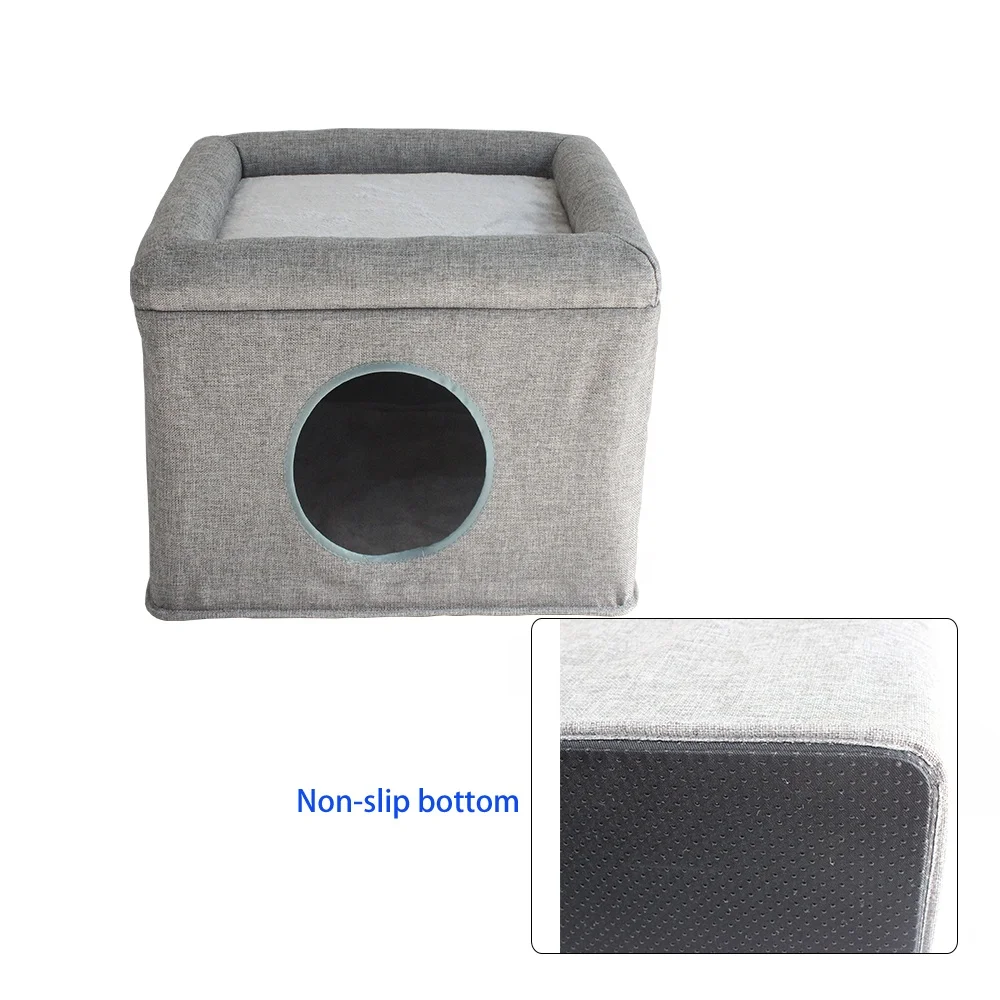 Safety Cat hiding home Fabric Kitten play house Pretty Cat sleeping bed
