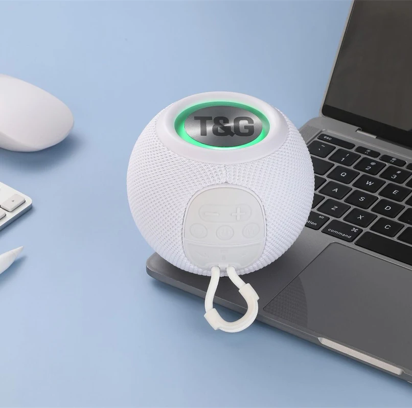 Cheap Custom Logo loudspeaker LED light bass audio subwoofer mini portable small outdoor waterproof blue tooths wireless speaker