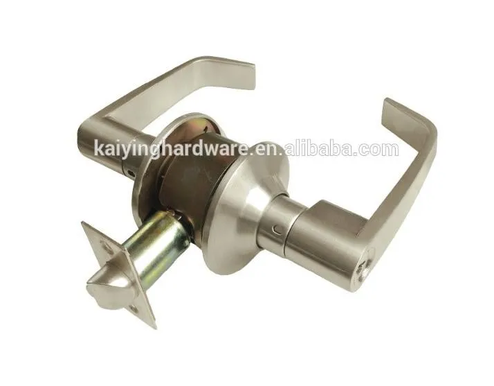 cylindrical lever lockset for zinc alloy interior handle door lock can customized LOGO packing