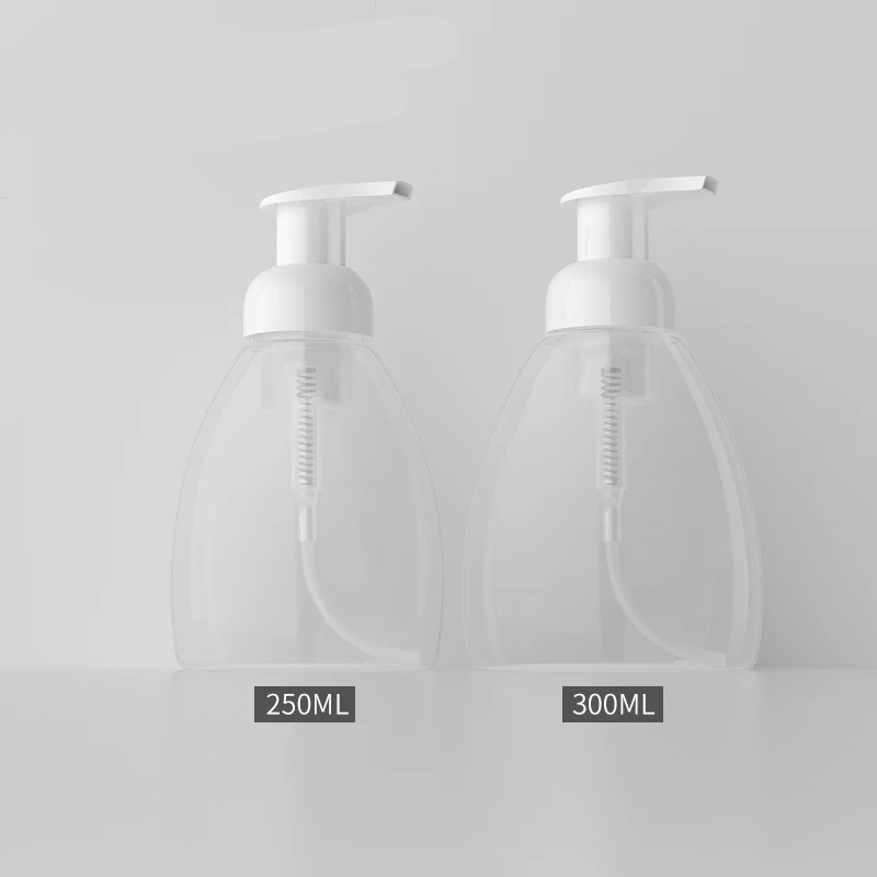 300ML Mini Travel Size Foaming Soap Pump Dispenser Face Wash Plastic Foamer Bottles