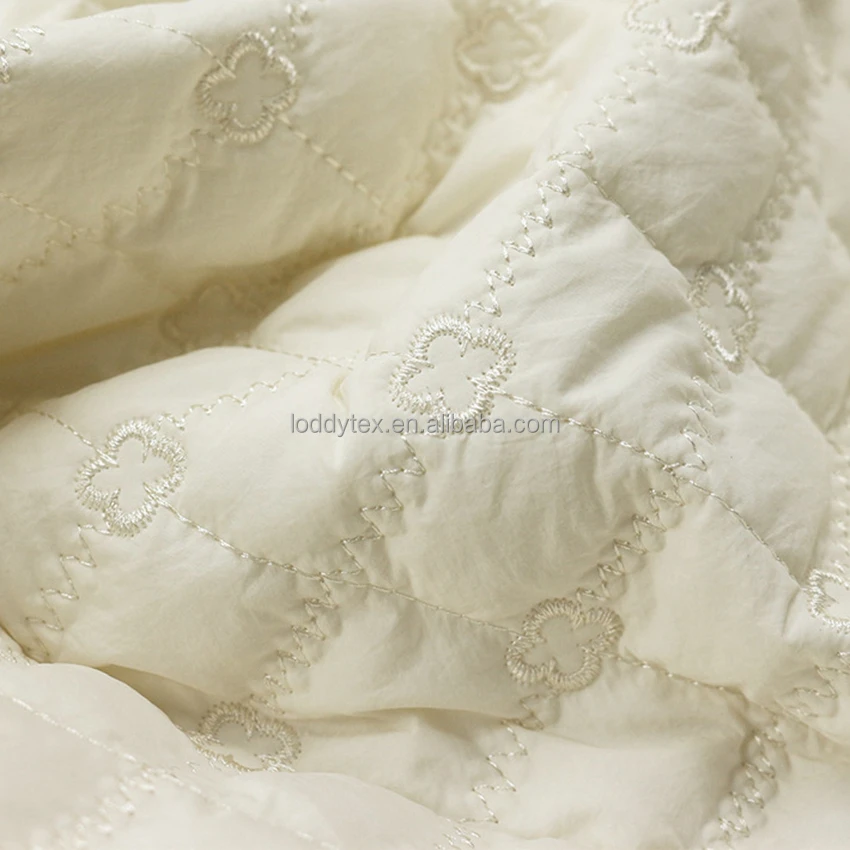 100%nylon taslon embroidery quilt fabricfor kids