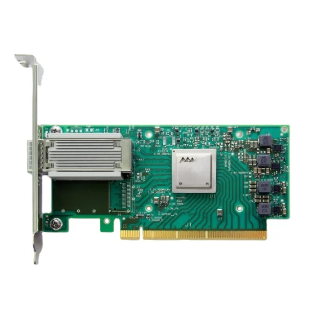 Новый MCX75310AAC-NEAT/ MCX75310AAS-NEAT PCIe половинной высоты PCI Express поколения 4,0/5,0*16 Одиночная сетевая карта OSFP InfiniBand