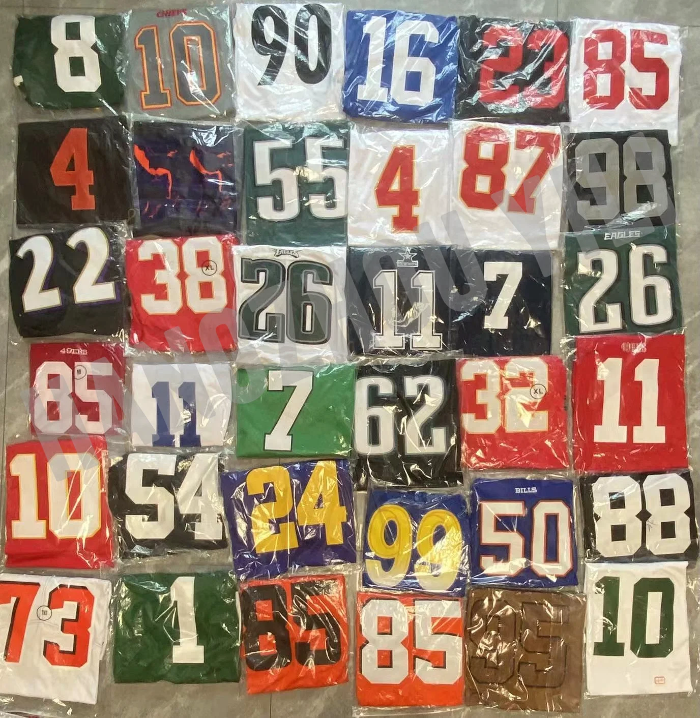 Новый сезон сшитая майка nfling для американского футбола униформа 32 команд хит продаж Майки с вышивкой