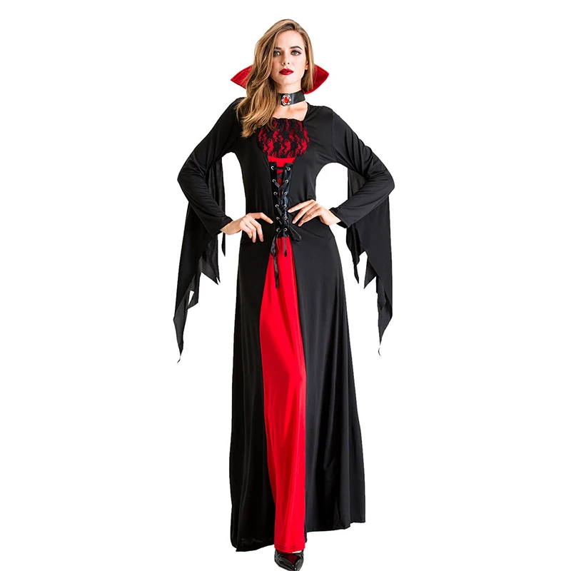 New Halloween Party Dress Cosplay Costume Women Vampire Queen Witches Costumes Halloween Women