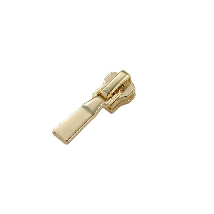 Fashion zipper puller metal Detachable removable head metal brass plastic pull Zipper pull zipper head