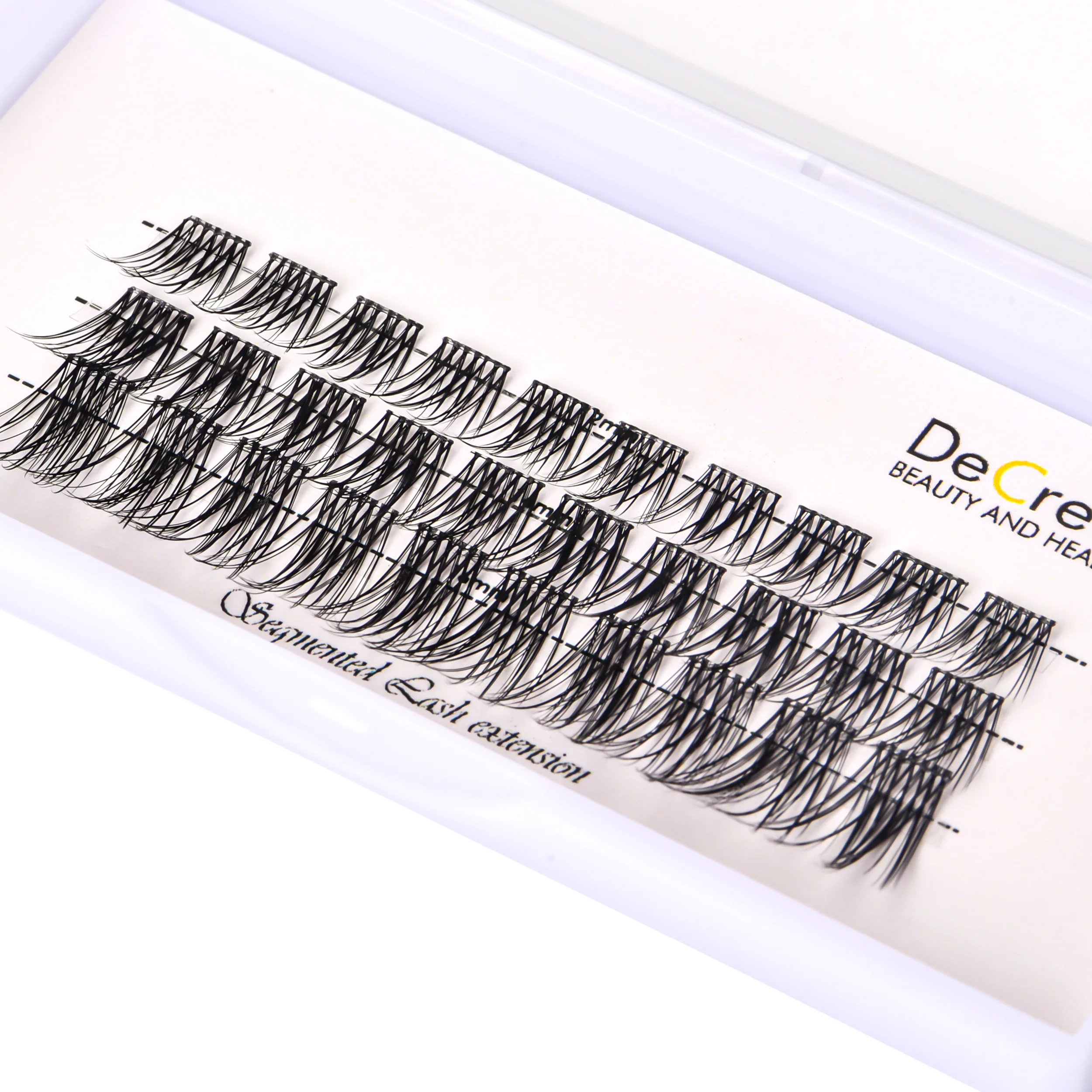 2022 New Hot-selling Trend In home Natural DIY lashes Extension Segment Lashes