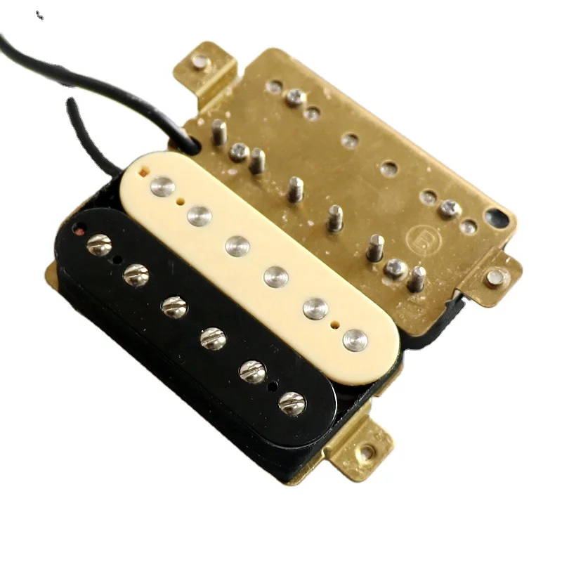 1 комплект DH52 Alnico 5 50 винтажные гитарные звукосниматели Humbucker цвета зебры с 4 проводами на выходе