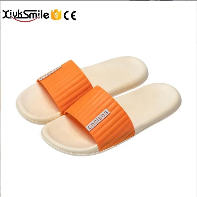 Hot sale wholesale summer slippers can be customized bathroom home comfort soft lady slippers PVC shoes wholesale from china
