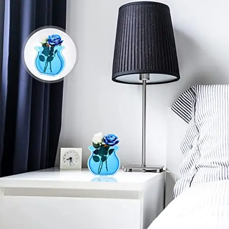 Modern Livingroom Decoration Custom Clear Acrylic Flower Vase