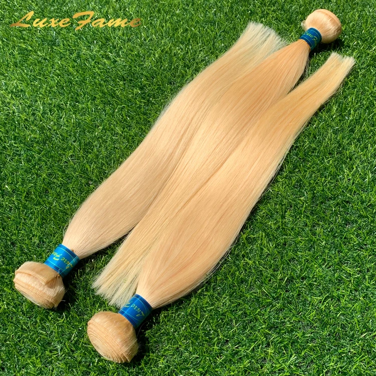 Peruca Humano Raw 10a 12a 13a Grade Double Weft Weave 613 Blonde,Full Lace Bone Straight Human Hair 613,40 Mink 613 Blonde