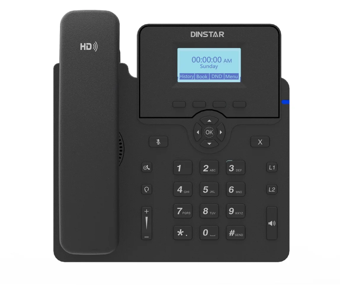 Desk VOIP Telephone C61S Cheap SME SIP Phone 2 SIP