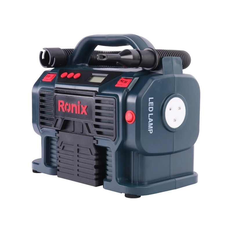 Ronix RH-4261 Professional Air Compressor Ac-220v Cordless Low Noise Mini Digital Screw Air Car Compressor Machine