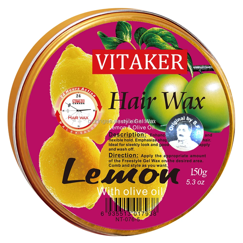 Organic Alcohol Free Strong Hold Curl Define Hair Wax Olive Oil Infused Hair Styling Shaping Gel Easy to Wash Off 150G 8 Colors