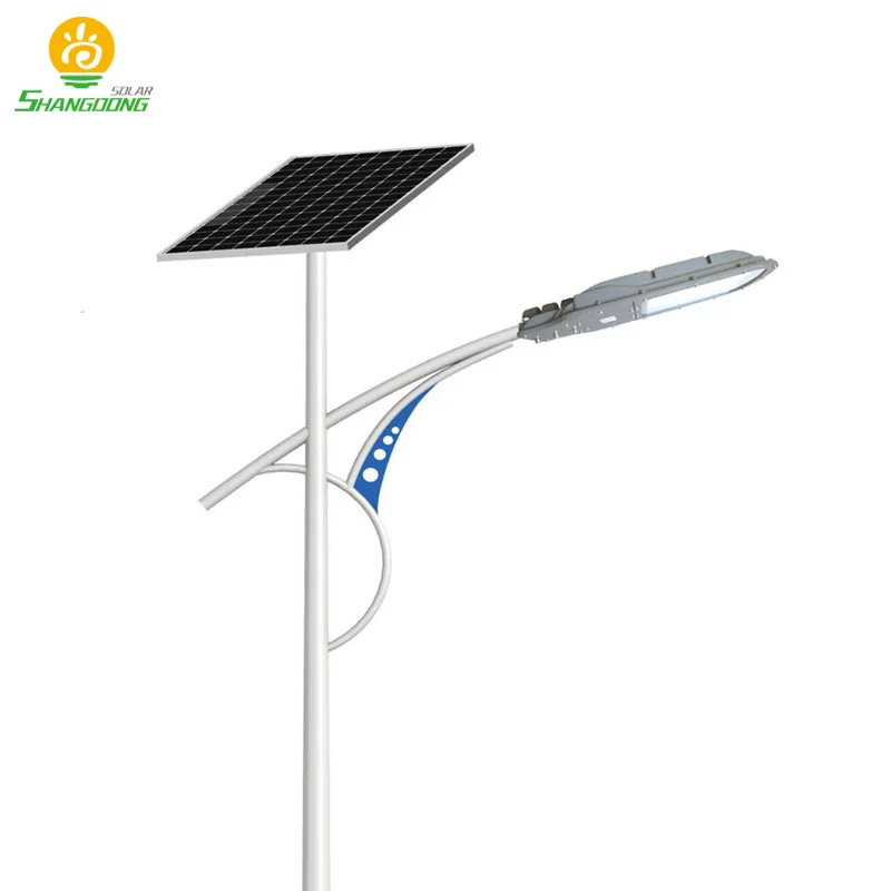 
Power 60W Outdoor Lamppost LED Solar Street Light 